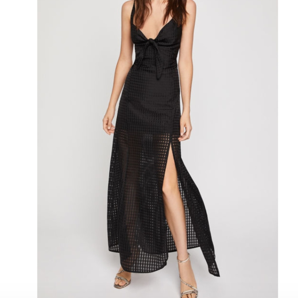 BCBGeneration Checkered Maxi Dress